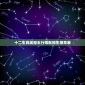 十二生肖属相五行婚配相生相克表，属相婚配和五行婚配那个更准一点？请懂行