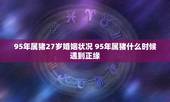 95年属猪27岁婚姻状况 95年属猪什么时候遇到正缘