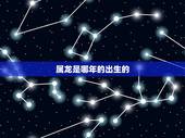 属龙是哪年的出生的，属龙的都有哪年出生的