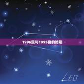 1996鼠与1995猪的婚姻，男96年属鼠和女95年属猪的结婚好吗？