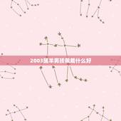 2003属羊男孩佩戴什么好，属羊1991适合佩戴什么