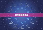 命相婚配查询表，生辰八字婚配查询表