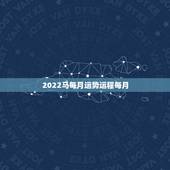 2022马每月运势运程每月，1990年属马2022年运势每月运势