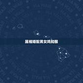 属相婚配男女鸡和猴，属相婚配猴和鸡