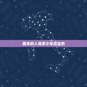 属羊的人是多少年出生的，七十多岁属羊的是哪一年出生