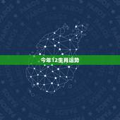今年12生肖运势，2017年十二生肖运势