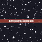 生男生女清宫图2023年计算器，生男生女清宫表到2023年怎么算
