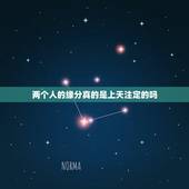 两个人的缘分真的是上天注定的吗，姻缘真的是天注定吗