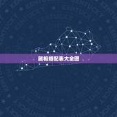 属相婚配表大全图，属马属相婚配表