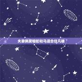 夫妻俩属相蛇和马适合住几楼，蛇马羊生肖住几楼好