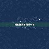 昭和戊辰年是哪一年，昭和44年是哪一年