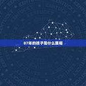 07年的孩子是什么属相，2007年属什么生肖？