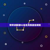 帝师讲属相92年生肖猴最佳婚配，请问92年的属猴于什么属相 相配好
