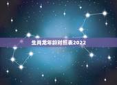 生肖龙年龄对照表2022，2022年虚岁年龄对照表