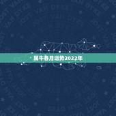 属牛各月运势2022年，属牛女2021年的运势和婚姻