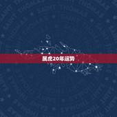 属虎20年运势，属虎未来十年运势走向