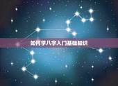 如何学八字入门基础知识，怎样学习五行基础知识？
