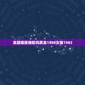 龙跟猪属相配吗男龙1988女猪1983，88年龙男与83年猪女婚配合适