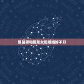 属鼠男和属龙女配婚姻好不好，属鼠男和属龙女婚配怎么样