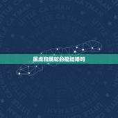 属虎和属蛇的能结婚吗，1986年属虎和属蛇最配