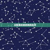 比较有创意的狗狗名字，给小狗去什么名字有创意