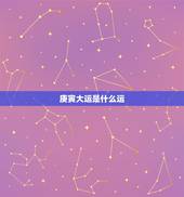 庚寅大运是什么运，庚寅辛卯大运