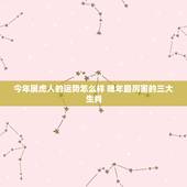 今年属虎人的运势怎么样 晚年最厉害的三大生肖