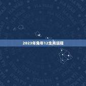 2023年兔年12生肖运程 属虎人2023年运势及运程