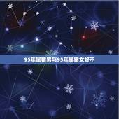 95年属猪男与95年属猪女好不，95年属猪男配95年属猪女好吗