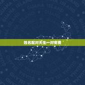 姓名配对天生一对免费，姓名配对免费测试两人关系
