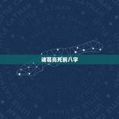 诸葛亮死前八字，八字排盘怎么看