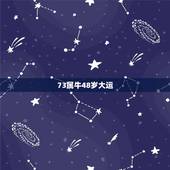 73属牛48岁大运，73年属牛何时走大运