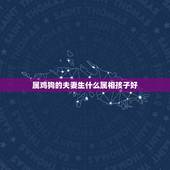 属鸡狗的夫妻生什么属相孩子好，属鸡和属狗适合生什么属相的孩子？