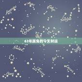 63年属兔的今天财运，63年生肖兔的婚姻