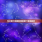 为大家介绍属蛇婚配哪个属相最好，属蛇配什么属相好