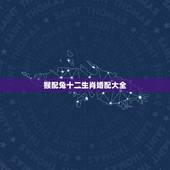 猴配兔十二生肖婚配大全，十二生肖配对