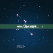 1998女属虎婚配表，属虎女更佳婚配