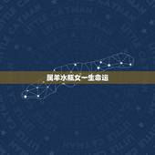 属羊水瓶女一生命运，十二生肖运势