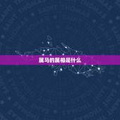 属马的属相是什么，属相婚配表大全图