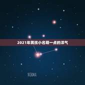 2021年男孩小名萌一点的洋气，男宝宝洋气小名有哪些？
