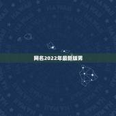 网名2022年最新版男，qq网名2021年更流行男