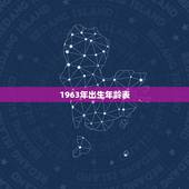 1963年出生年龄表，63年到2022 年多少岁