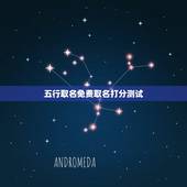 五行取名免费取名打分测试 按生辰八字测分打分