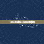 1996年属鼠2022年运势每月，属鼠2021年运势及运程每月运程