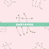 免费算今年的财运，算卦财运免费算命财运