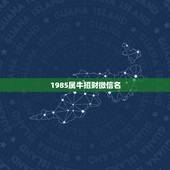 1985属牛招财微信名，属牛幸运数字