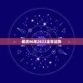 属虎86年2022全年运势，2021年属虎人的全年运势男1986