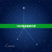 1963年出生的几岁，63年兔多大岁数