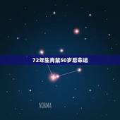 72年生肖鼠50岁后命运，72年鼠2016年运程72年男鼠命运