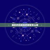 属蛇的和属龙的婚配怎么样，男属龙女属蛇婚配表